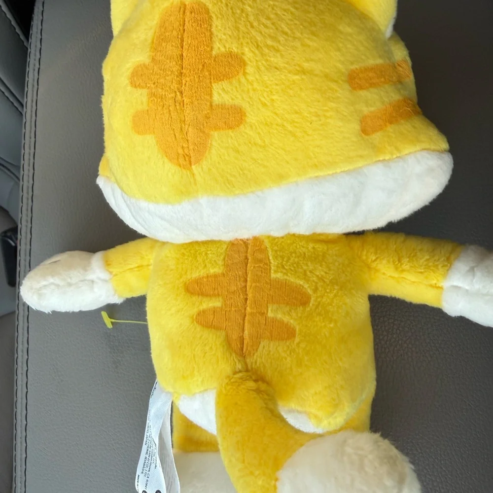 Yellow & White Plush Character Stuffed Toy - Kids Plush Figure - Picture 5 of 6